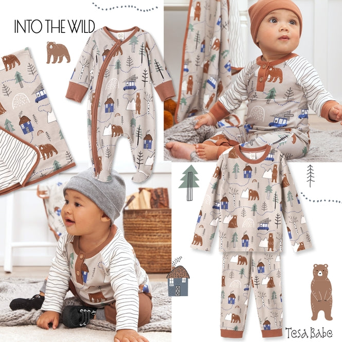 Into the Wild Kid'S Bamboo Pajama Set