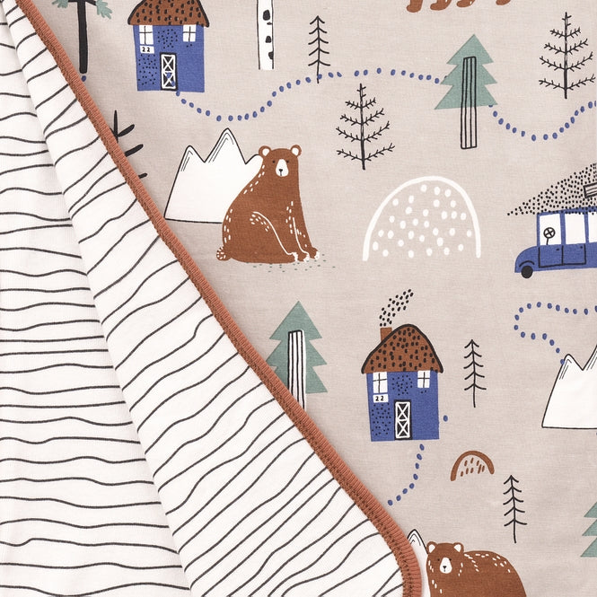 Into the Wild Stroller Blanket