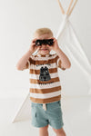 Boy's Short Sleeve Tee Bamboo-Born for Adventure