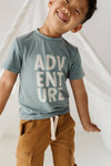 Boy's Short Sleeve Tee Bamboo-Born for Adventure