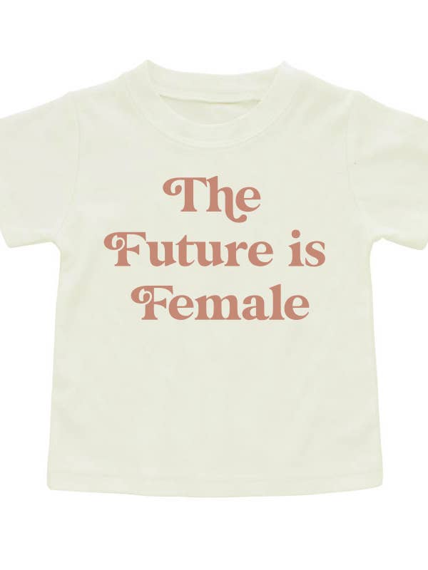 The Future is Female Cotton Toddler T-shirt Kids Shirt