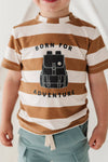 Boy's Short Sleeve Tee Bamboo-Born for Adventure