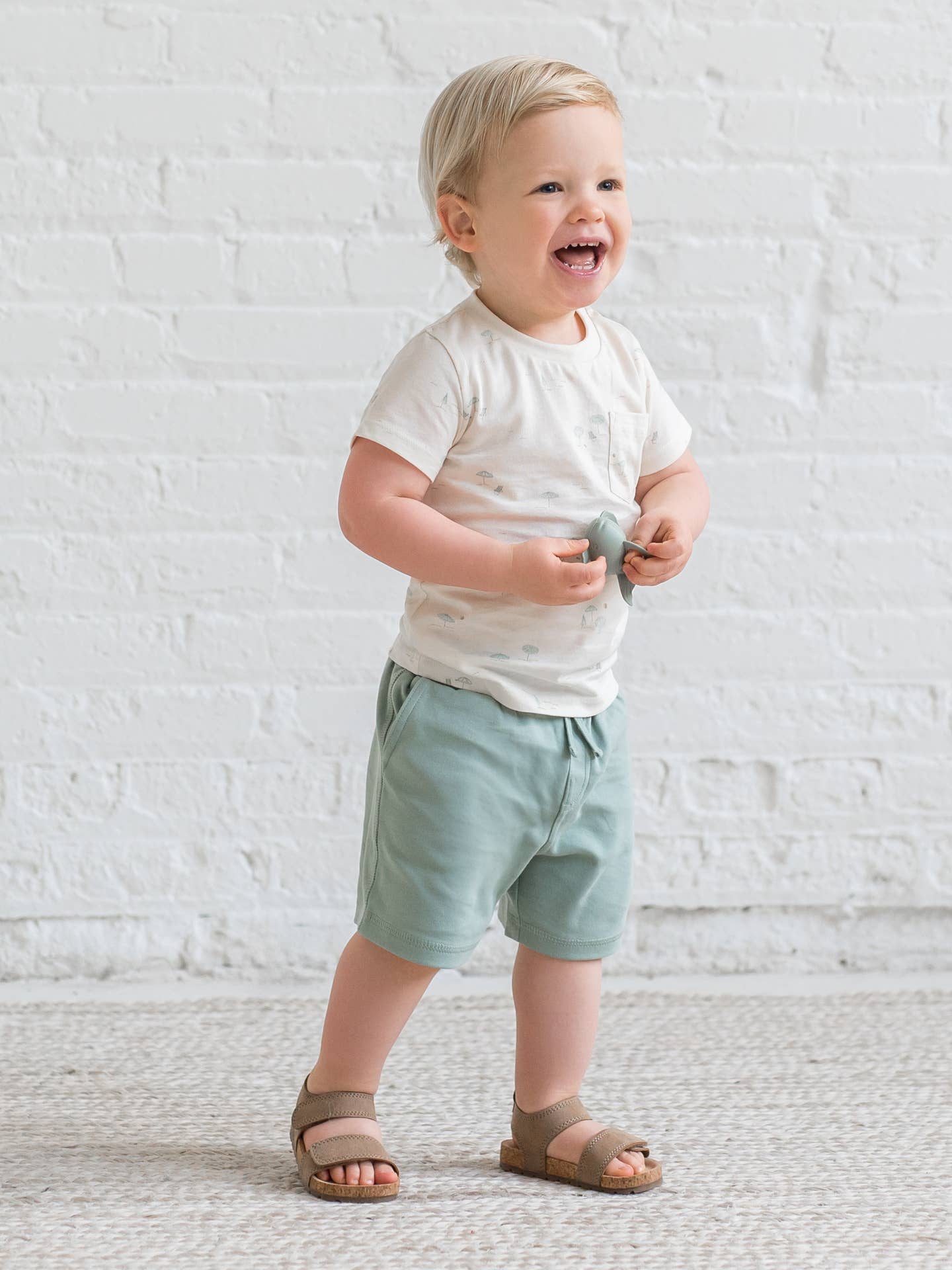 Organic Baby and Kids Dane Short - Jade