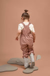 Rose Kids Waterproof Rain Dungarees