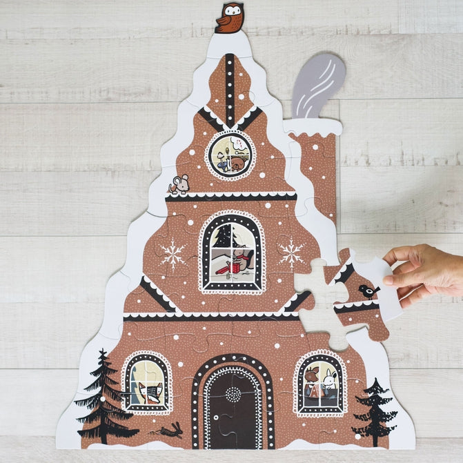 Gingerbread House Floor Puzzle