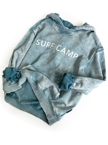 Adult Surf Camp Hoodie - Blue Wash