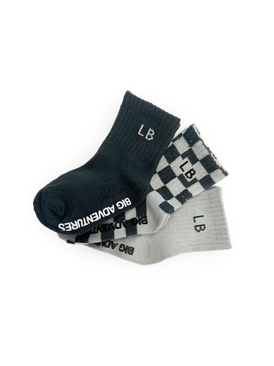 Sock 3 Pack - Check Mix