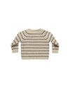 ACE KNIT SWEATER || INDIGO STRIPE