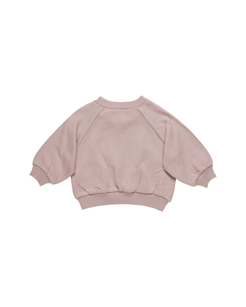 POCKET SWEATSHIRT || MAUVE