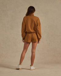 Women's Quarter Zip Pullover - Brass