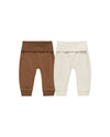 BABY PANT SET || CINNAMON, NATURAL