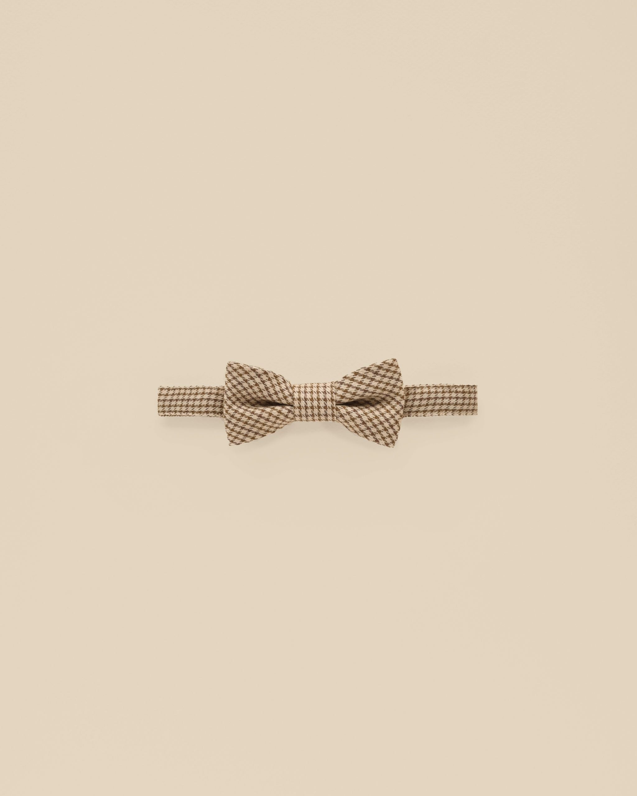 BOW TIE || GOLDEN HOUNDSTOOTH