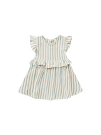 Brielle Dress - Ocean Stripe