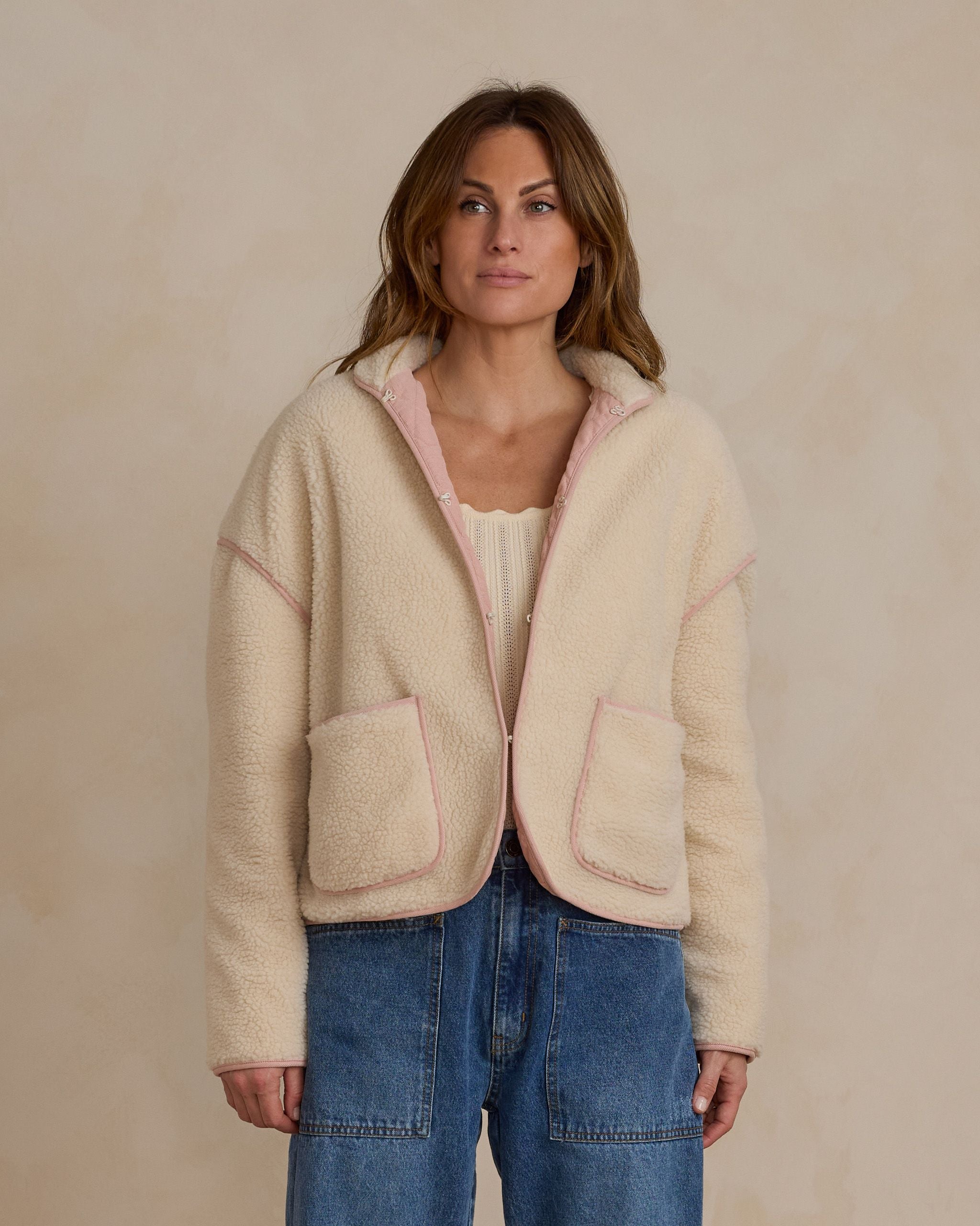 SHEARLING JACKET | NATURAL