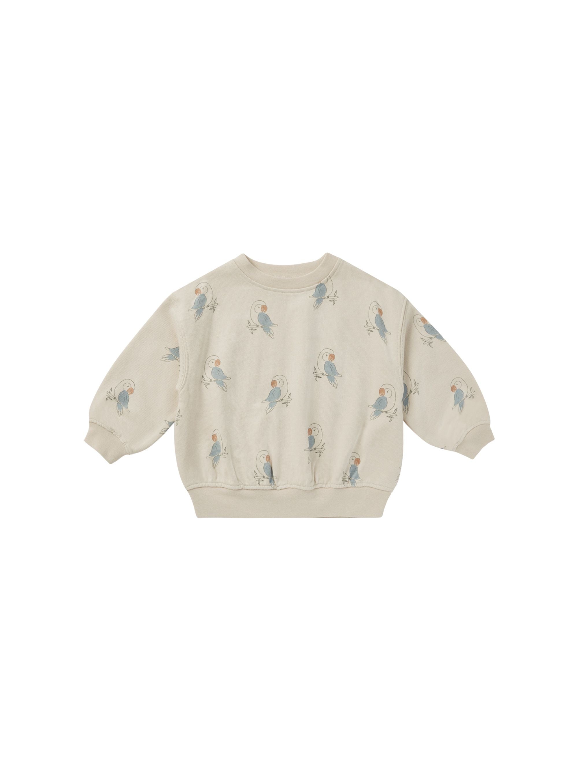 sweatshirt || parrots