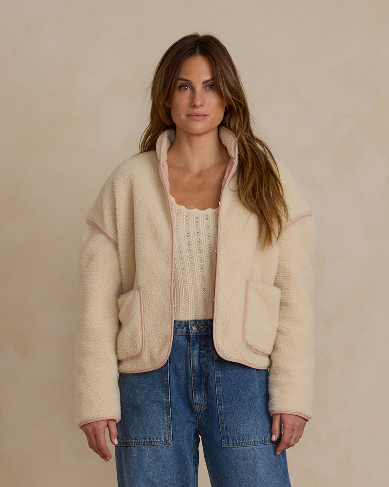 SHEARLING JACKET | NATURAL