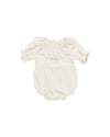 COLLARED ROMPER || IVORY