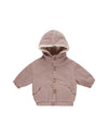 CORDUROY HOODED JACKET || MAUVE