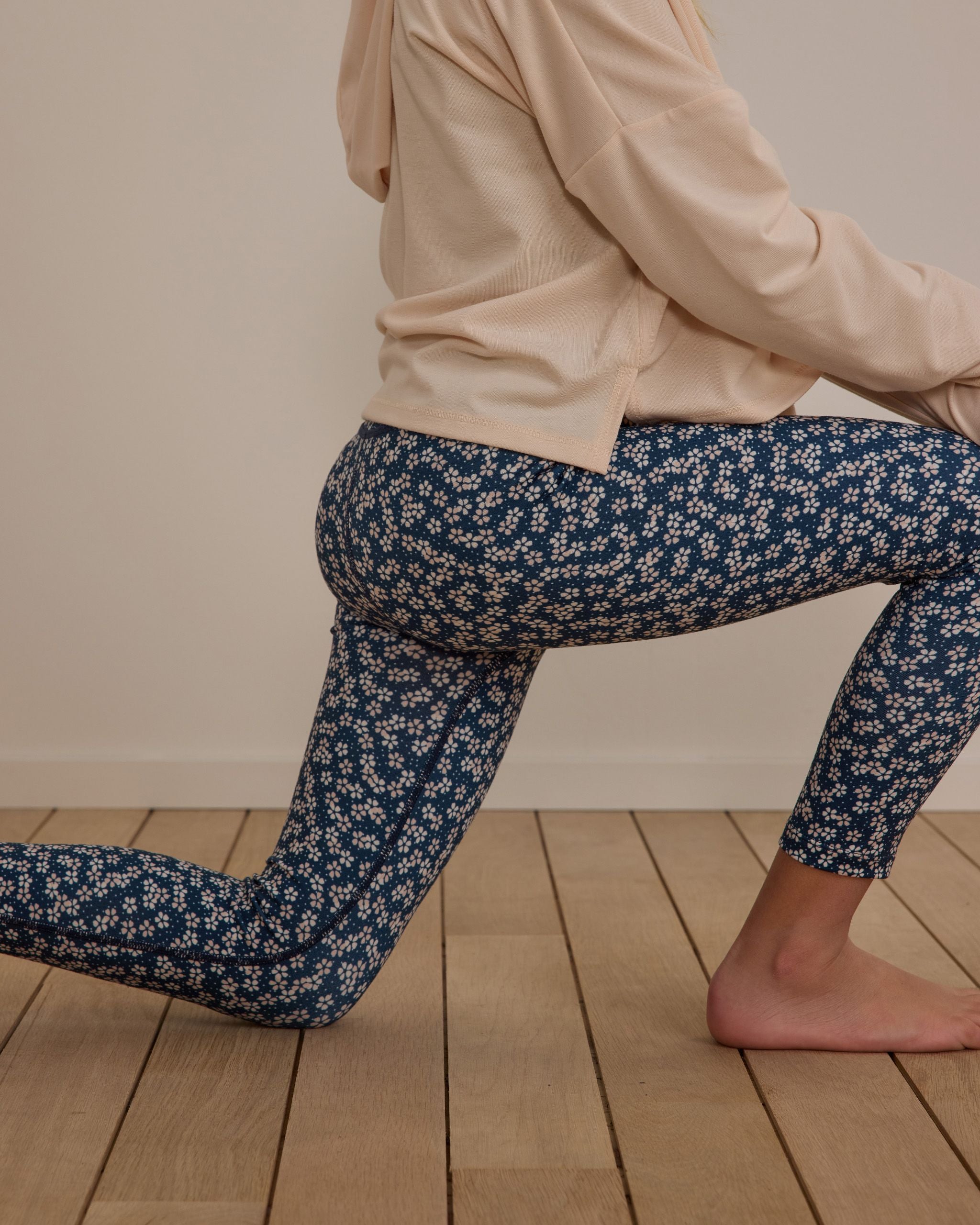 BASIC LEGGING | BLUE FLORA