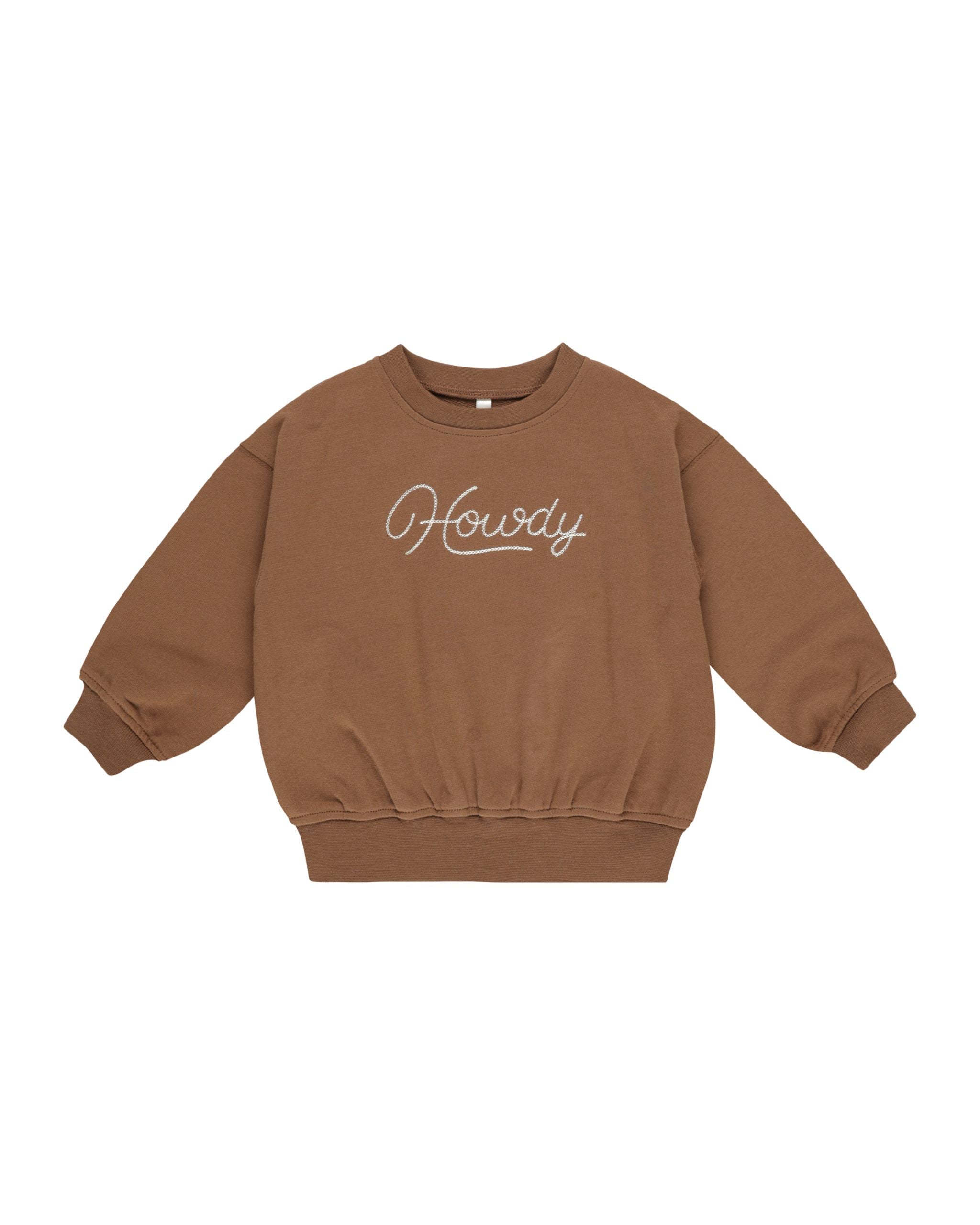 RELAXED SWEATSHIRT || HOWDY