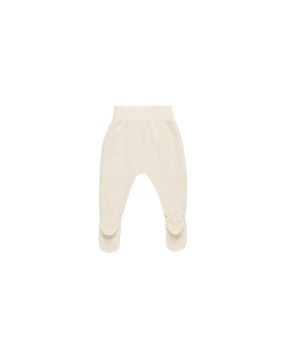 FOOTED KNIT PANT || NATURAL