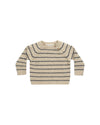 ACE KNIT SWEATER || INDIGO STRIPE