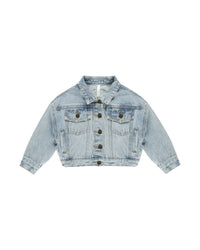 DENIM JACKET || LIGHT WASHED DENIM