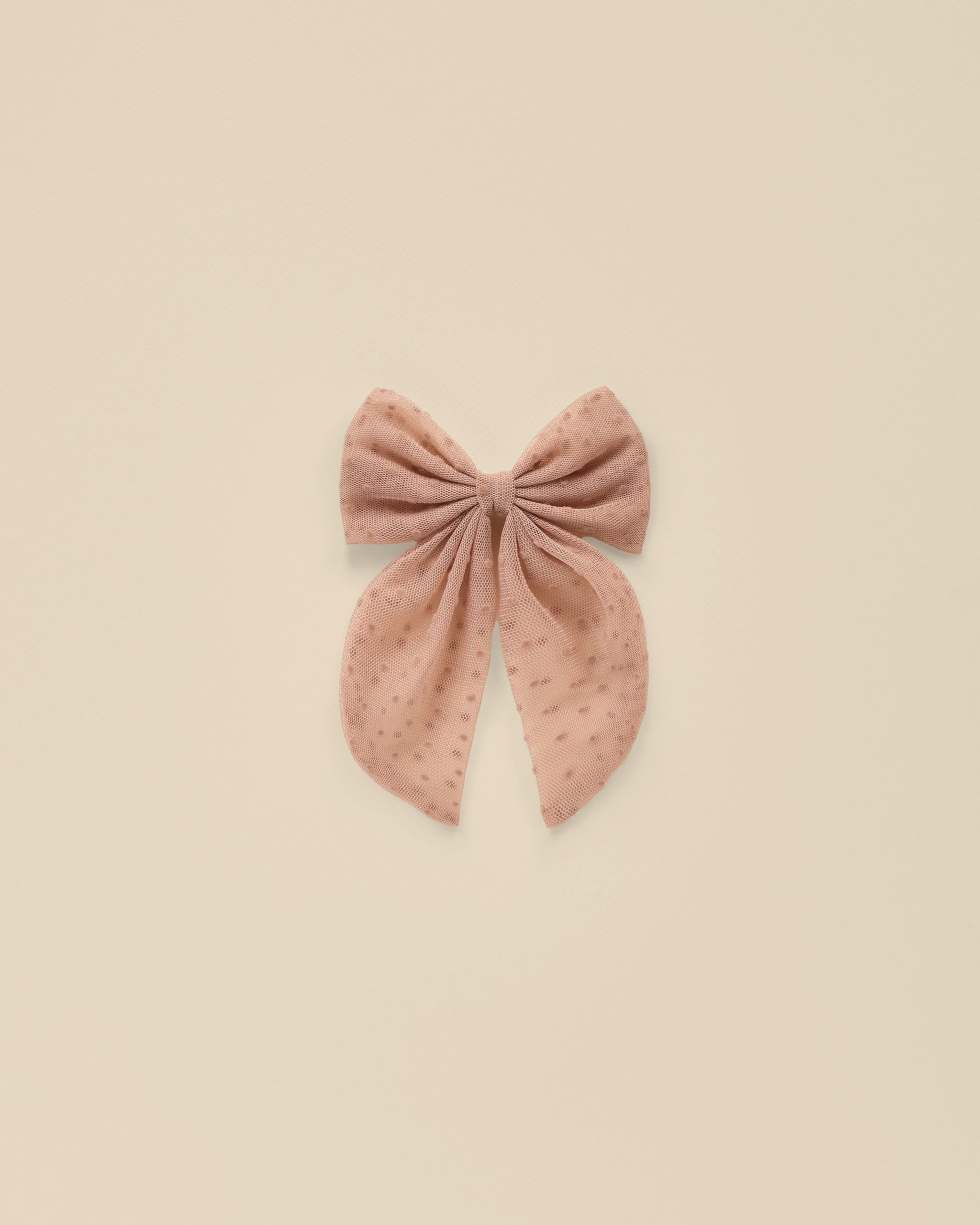 OVERSIZED BOW || DUSTY ROSE