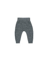 KNIT PANT || HEATHERED INDIGO