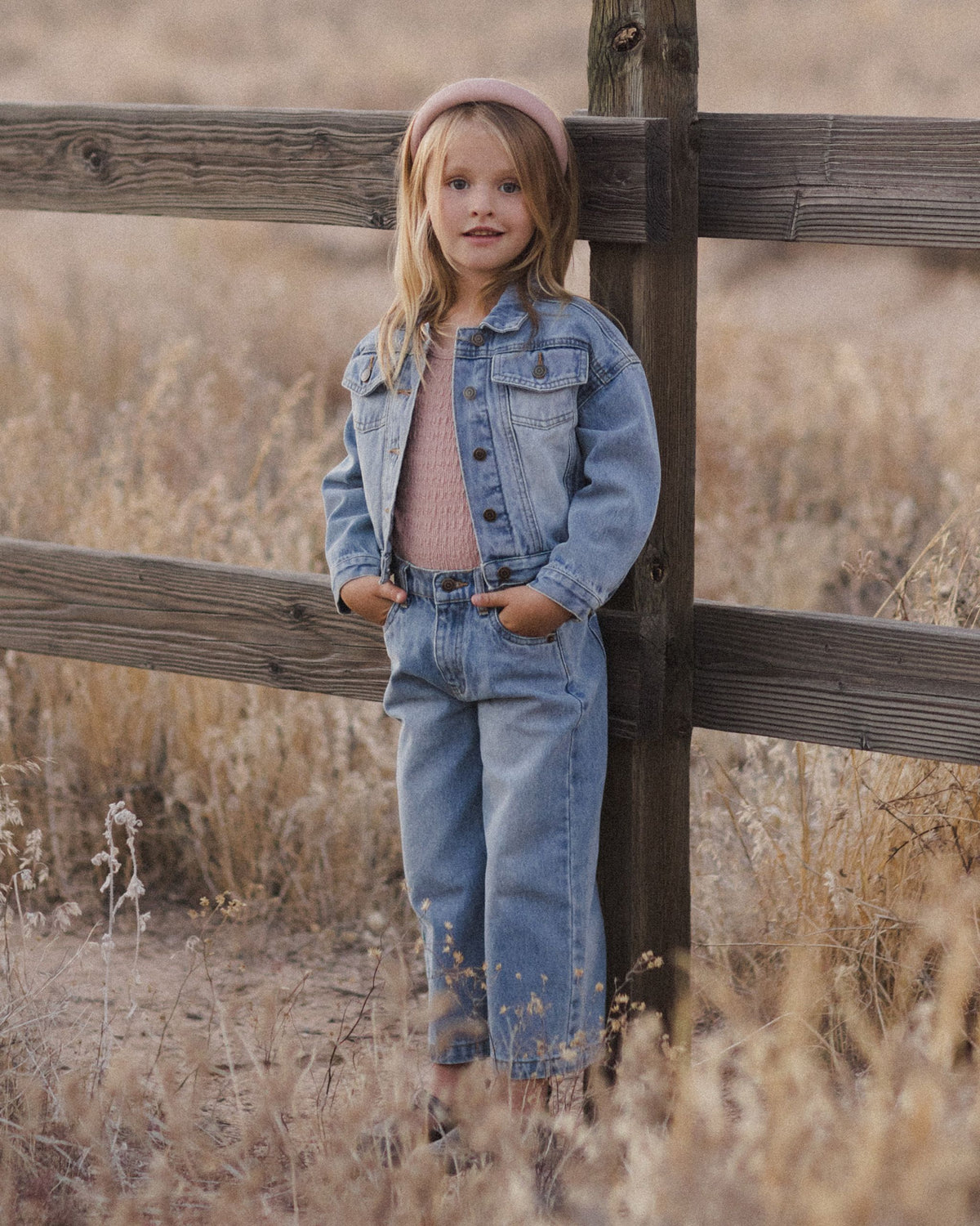 STRAIGHT LEG PANT || LIGHT WASHED DENIM