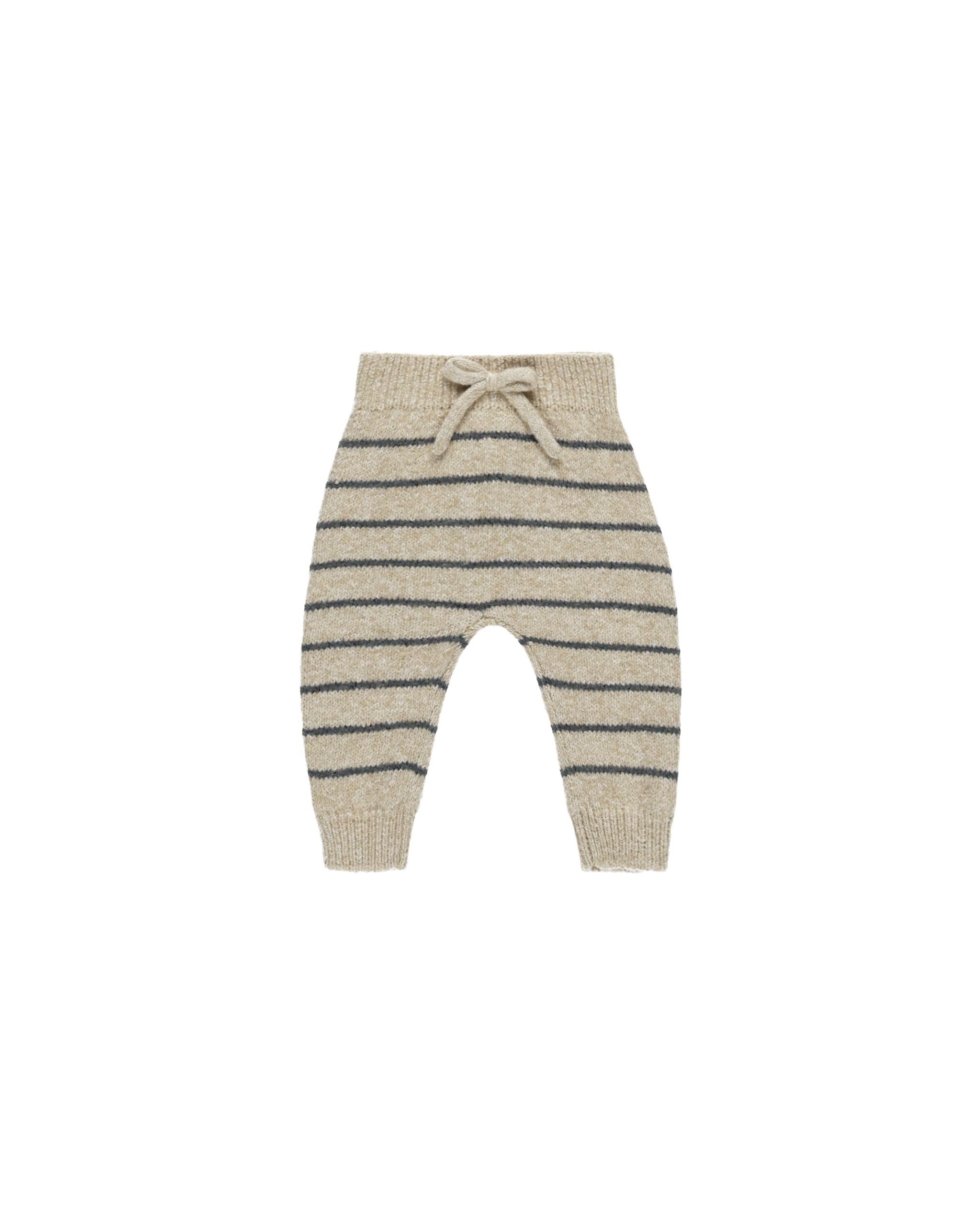 KNIT PANT || INDIGO STRIPE