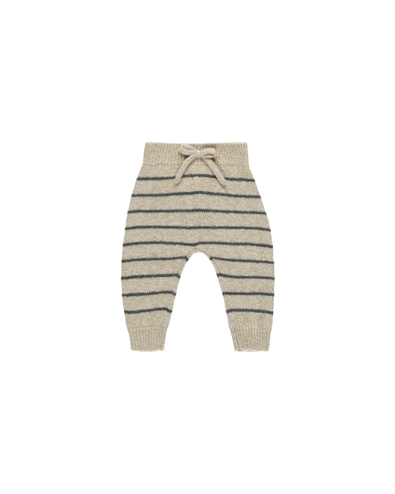 KNIT PANT || INDIGO STRIPE