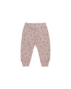 RELAXED FLEECE SWEATPANT || POLKA DOTS