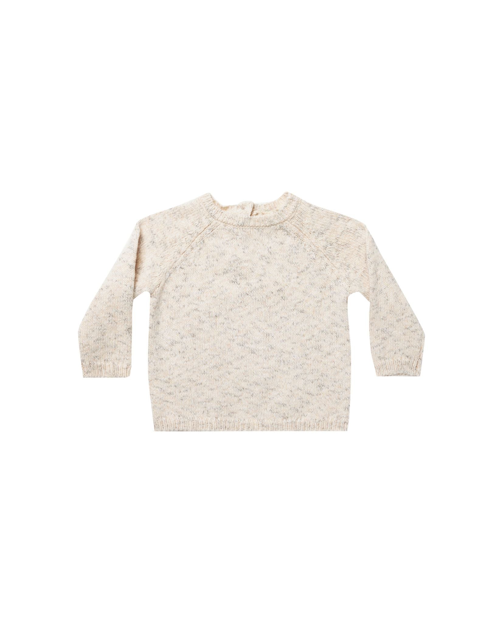 Speckled Knit Sweater - Natural