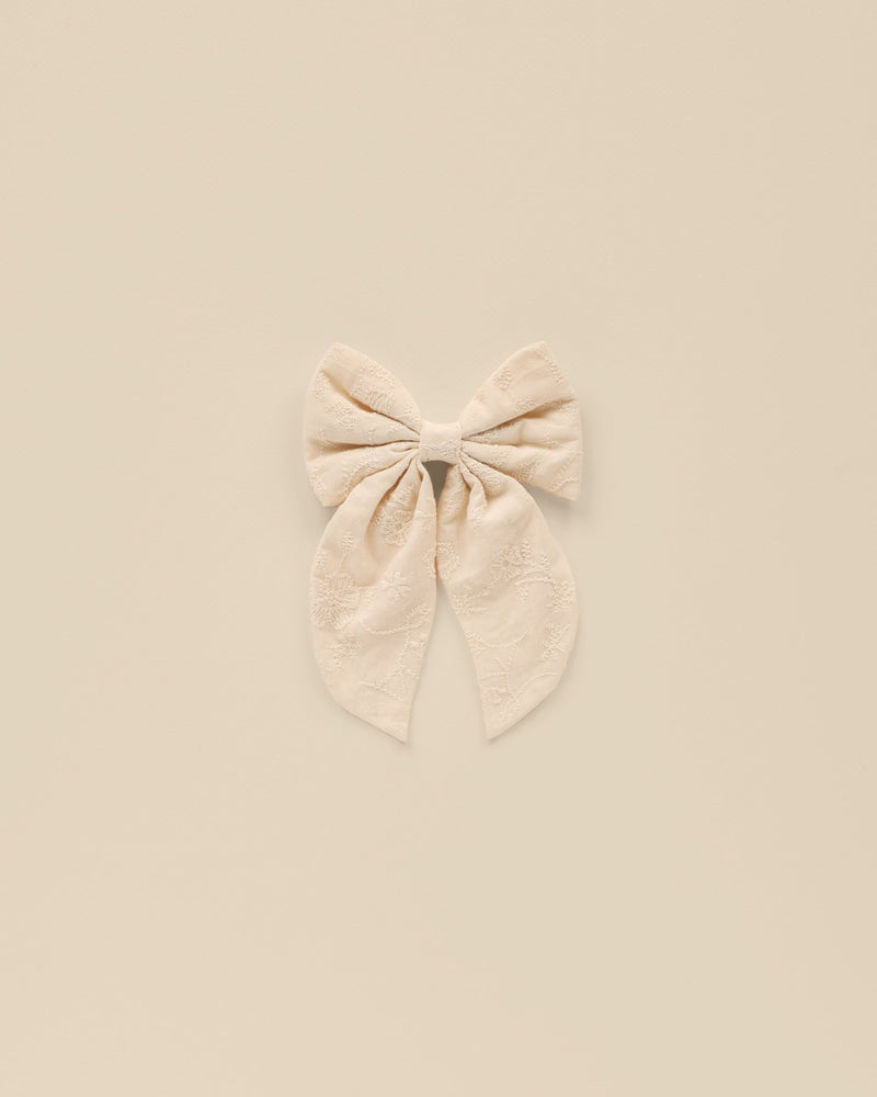 OVERSIZED BOW || NATURAL