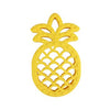Itzy Ritzy pineapple silicone teether against white backdrop