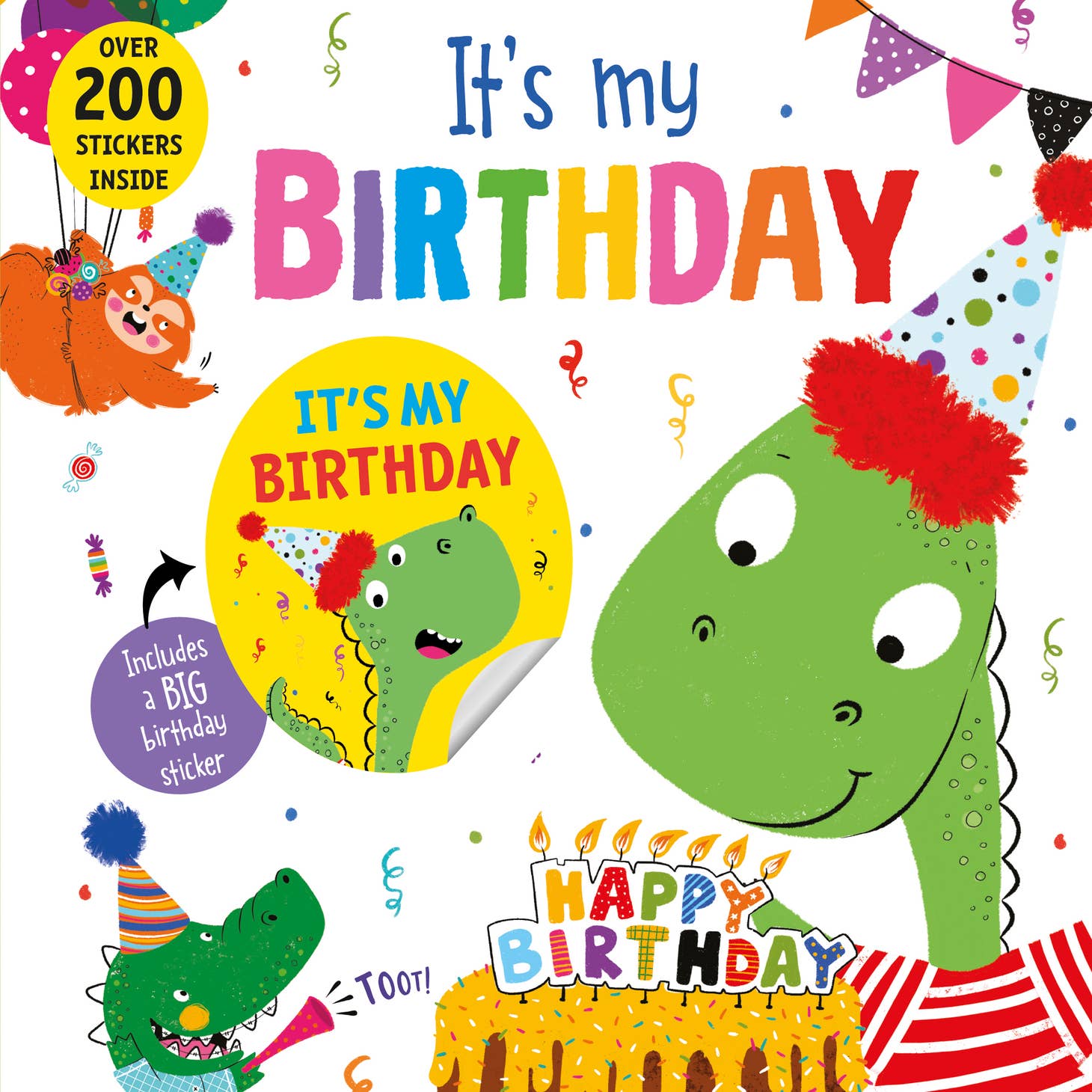 It's My Birthday Book (Dinosaur Cover)