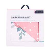 Rosy & Dewdrops Oh-So-Soft Snuggle Blanket