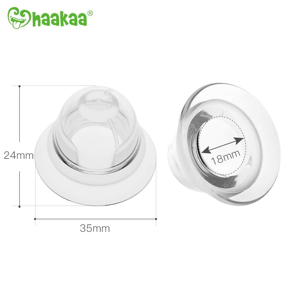 Haakaa Silicone Nipple Shields 2-pk (18 mm)