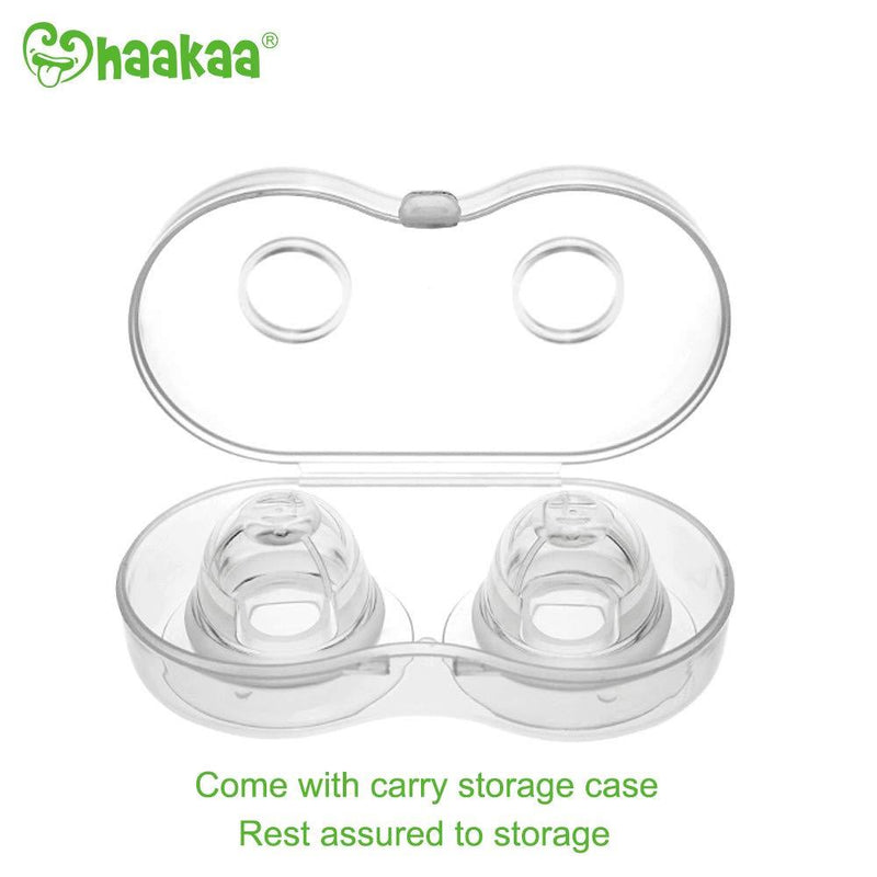 Haakaa Silicone Inverted Nipple Corrector, 2 pk – Channing Baby & Co.