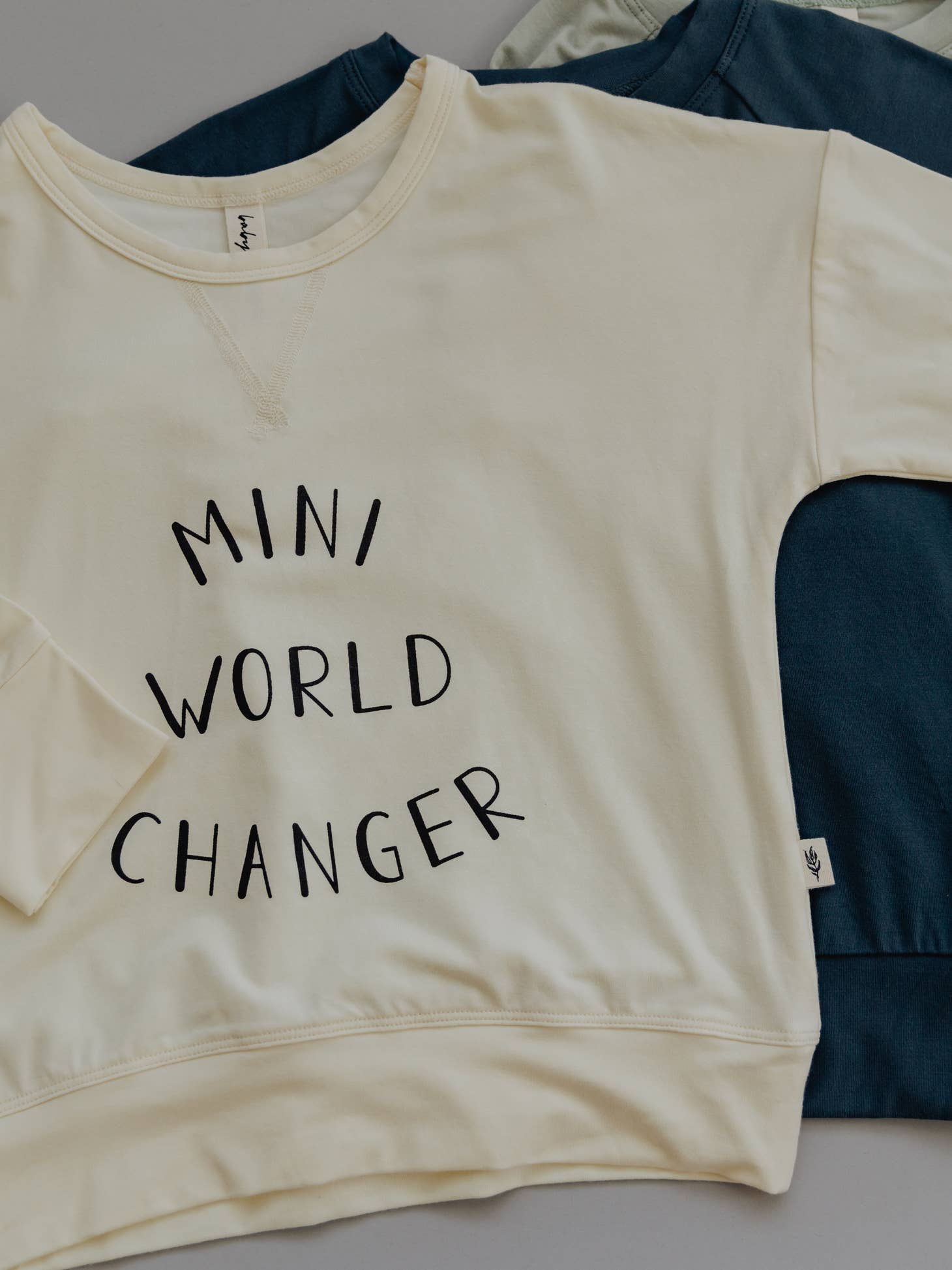 Drop-Shoulder Sweatshirt - Mini World Changer