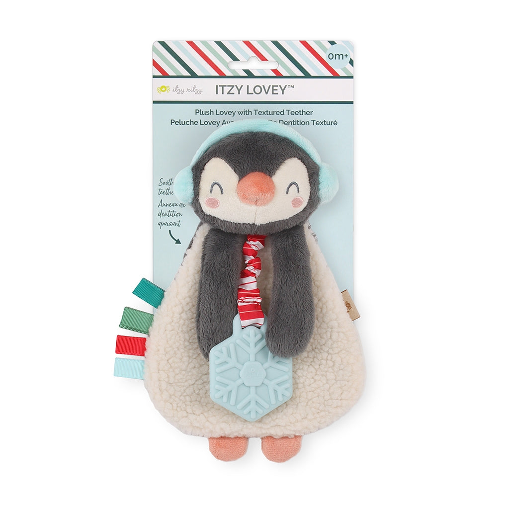 Itzy Lovey Holiday Plush Animals and Teether Toy