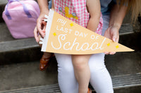 First & Last Day of School Pennant Flag