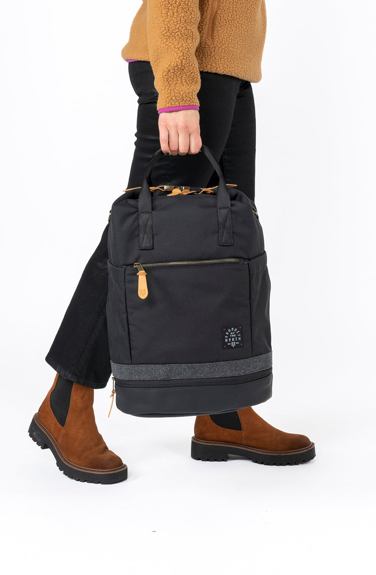 Avalon Diaper Bag Backpack (Black)