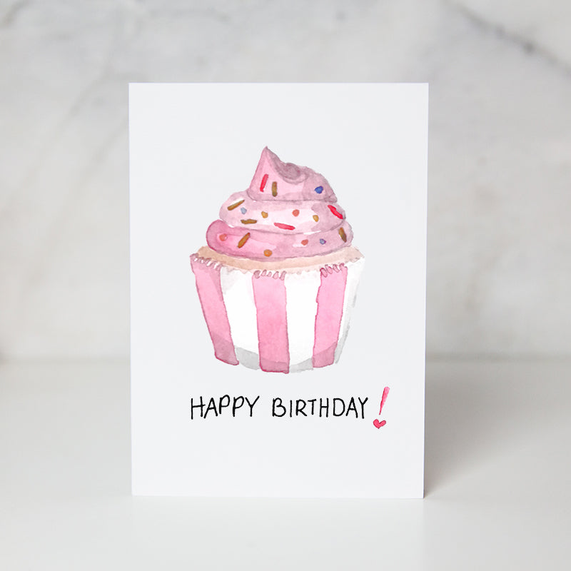 Birthday Cupcake - Greeting Card