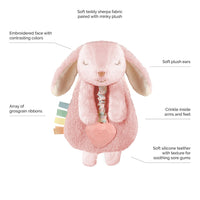 Plush Animal with Silicone Teether Toys