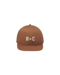 Rylee + Cru caramel cru rope hat against white backdrop