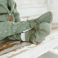 Knit Organic Cotton Stay-On Boots