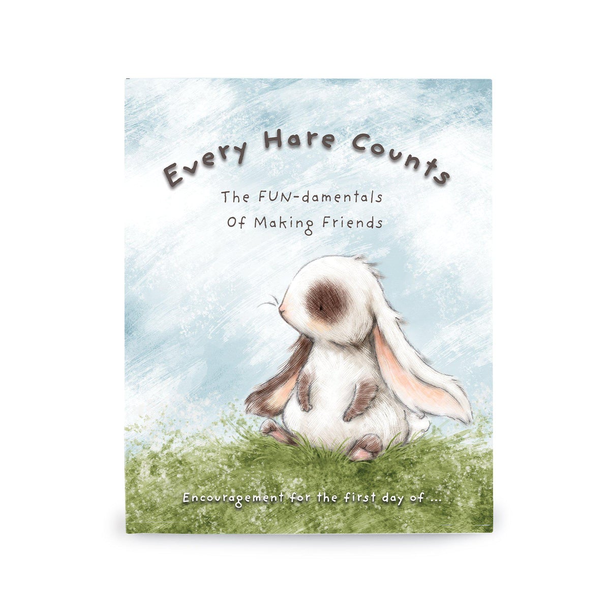 Bunnies By The Bay every hare counts book against white backdrop