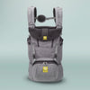 Seat Me All Seasons Heathered grey carrier against blue backdrop
